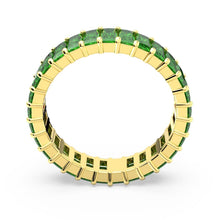 Nhẫn LAMY Green Matrix Baguette Cut Gold Ring CDE8079GR Women's Ring