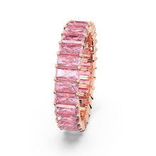 Nhẫn LAMY Pink Matrix Baguette Cut Rose Gold Ring CDE8079PI Women's Ring