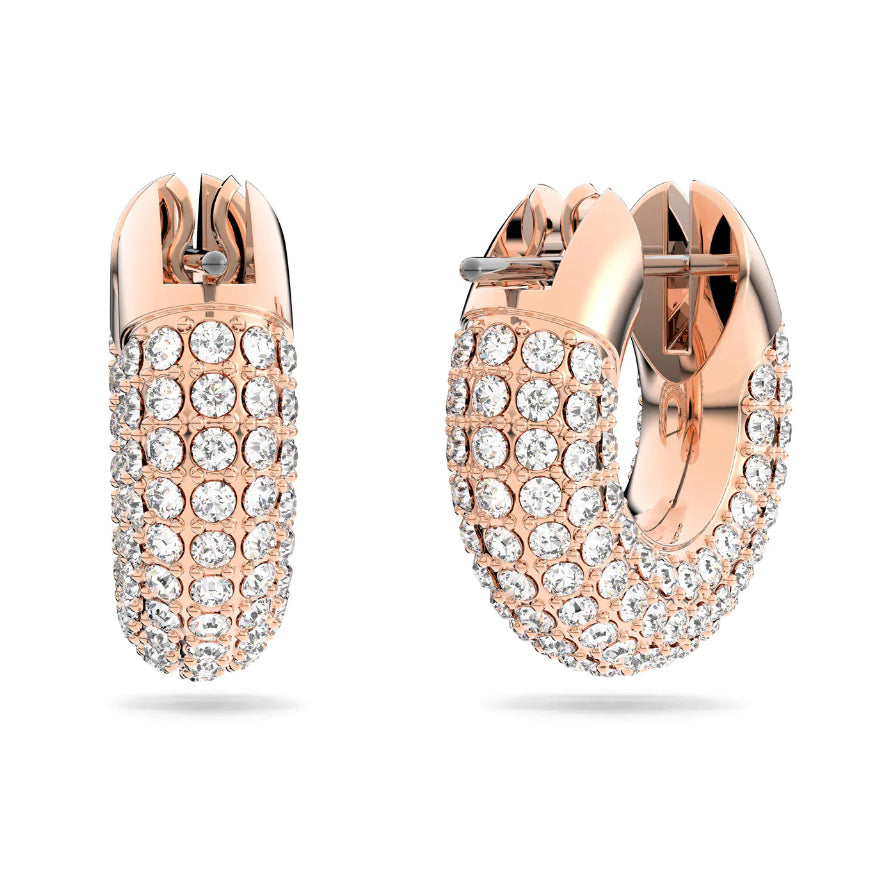 Khuyên tai nữ CDE White Dextera Hoop Rose Gold Earrings CDE3064RG