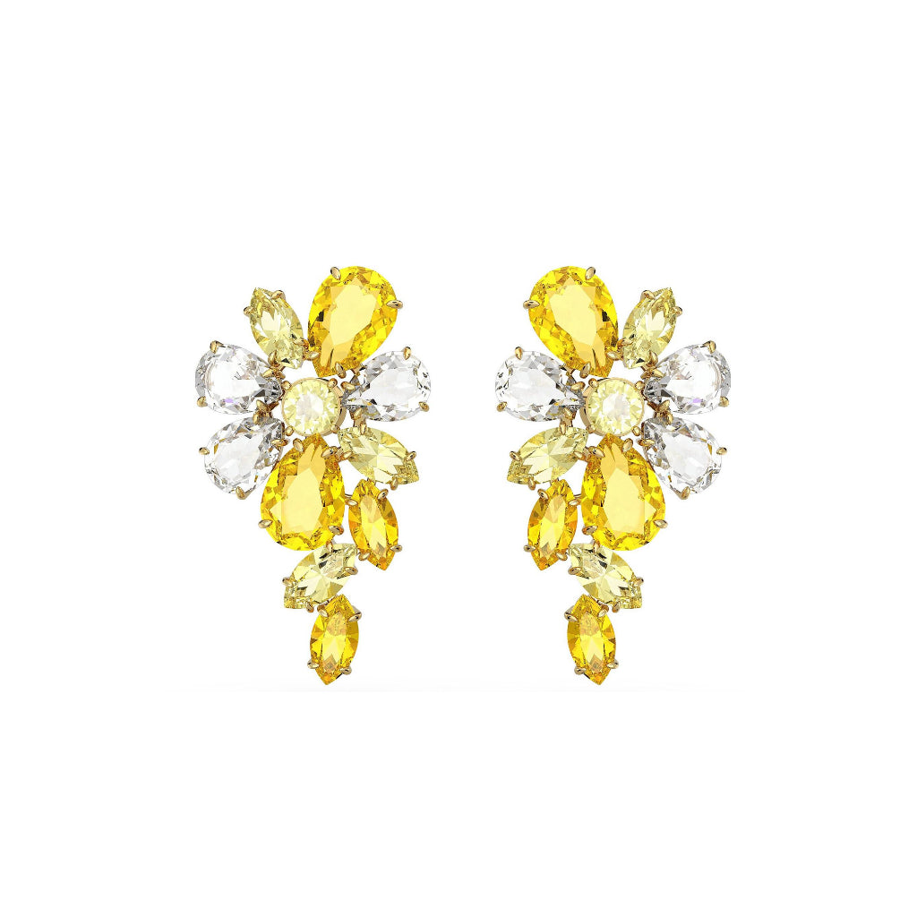 Khuyên tai nữ CDE Yellow Gema Flower Drop Earrings CDE3066V