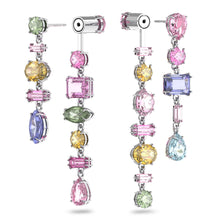 Khuyên tai LAMY Long Green Gema Drop Gold Earrings CDE3068