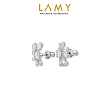 Khuyên tai nữ LAMY White Gema Flower Stud Earrings CDE3080