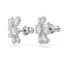 Khuyên tai nữ LAMY White Gema Flower Stud Earrings CDE3080