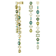 Khuyên tai LAMY Long Green Gema Drop Gold Earrings CDE3060 Women's Earrings