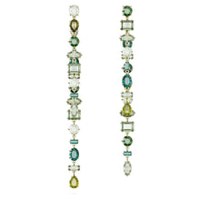 Khuyên tai LAMY Long Green Gema Drop Gold Earrings CDE3060 Women's Earrings