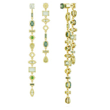 Khuyên tai LAMY Long Green Gema Drop Gold Earrings CDE3060 Women's Earrings