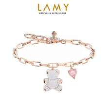 Vòng tay nữ LAMY Teddy Bear White Bracelet CDE2055WH