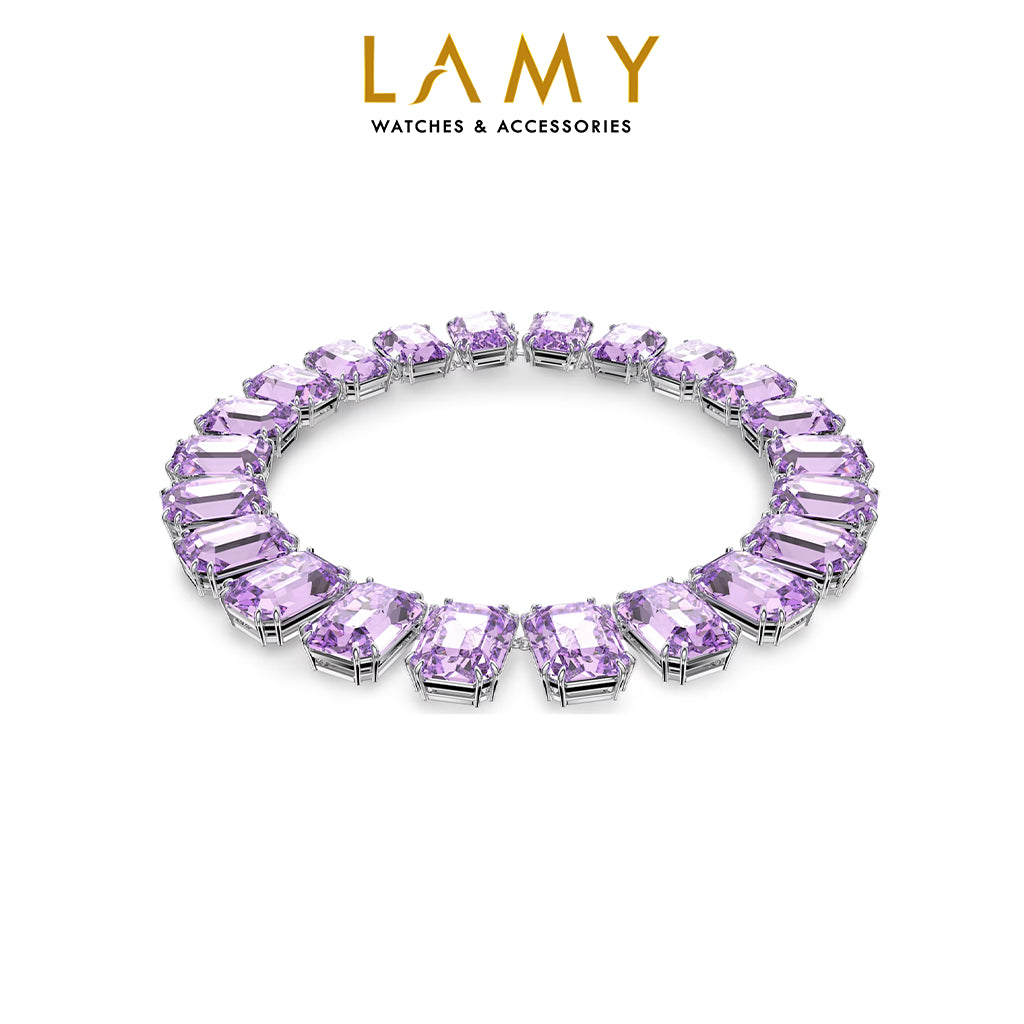 Dây chuyền nữ CDE Purple Millenia Oversized Crystals Necklace CDE6072