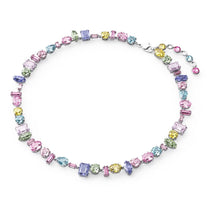 Dây chuyền LAMY Pastel Gema Mixed Cut Crystals Silver Necklace 6074