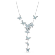 Dây chuyền LAMY Blue Lilia Butterfly Y-shaped Silver Necklace CDE6109BLU