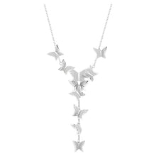 Dây chuyền LAMY White Lilia Butterfly Y-shaped Silver Necklace CDE6109SV