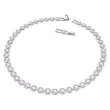 Angelic Round Cut Necklace Silver
