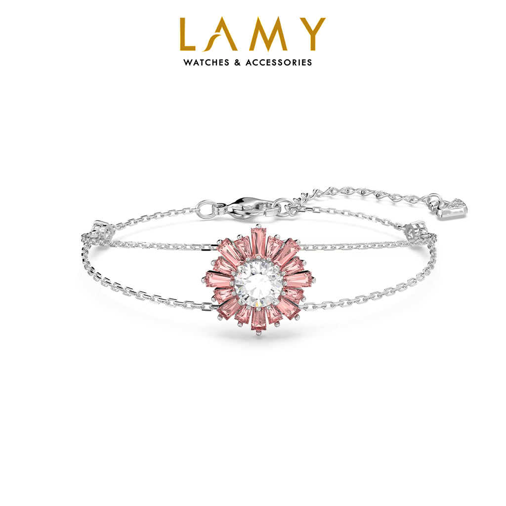 Vòng tay nữ CDE Pink Sunshine Silver Bracelet CDE2079PI