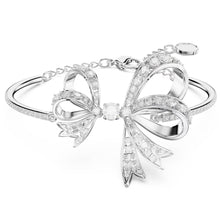 Vòng tay bạc LAMY Women's White Volta Bangle Bow Silver Bracelet CDE2080
