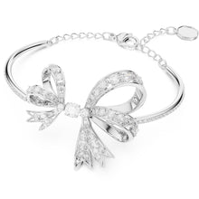 Vòng tay bạc LAMY Women's White Volta Bangle Bow Silver Bracelet CDE2080