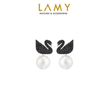 Khuyên tai nữ Black Iconic Swan Rose Gold Earrings CDE3081