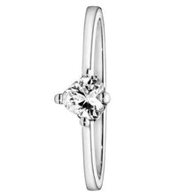 Nhẫn LAMY Clear Heart Solitaire Silver Ring CDE8075SV - Premium S925 Silver Ring for Women