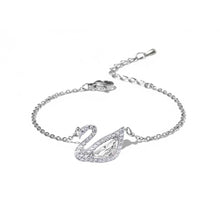 Vòng tay LAMY Crystal Swan Bracelet Silver CDE2083SV