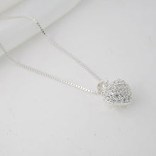 Dây chuyền bạc nữ LAMY Sparkling Silver Winter Heart Necklace CDE6152SV - Silver Necklace