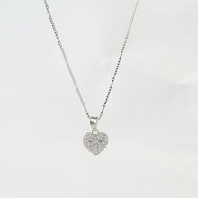 Dây chuyền bạc nữ LAMY Sparkling Silver Winter Heart Necklace CDE6152SV - Silver Necklace