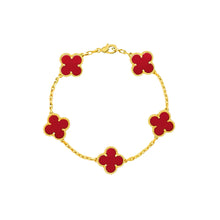 Vòng tay LAMY Lucky Four Leaf Flower Bracelet Black CDE2118GG
