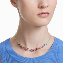 Dây chuyền nữ LAMY Mixed Cuts & Multicolored Silver Necklace CDE6177