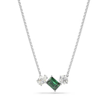 Dây chuyền nữ LAMY Mesmera Mixed Cuts Silver Green Necklace CDE6180