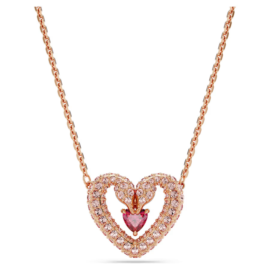 CDE Una Heart Pink Necklace Rose Gold CDE6191RG