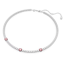 Dây chuyền nữ LAMY Crystal Matrix Tennis Pink Necklace CDE6187PI
