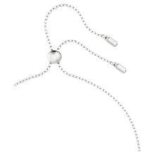 Dây chuyền nữ LAMY Hollow Blue Interlocking Loop Necklace Silver CDE6189SV