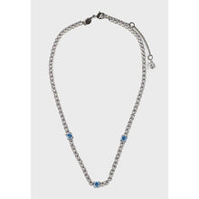 Dây chuyền nữ LAMY Crystal Matrix Tennis Blue Necklace CDE6187BE