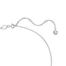 Dây chuyền nữ LAMY Iconic Swan Blue Crystal Necklace Silver CDE6190BE