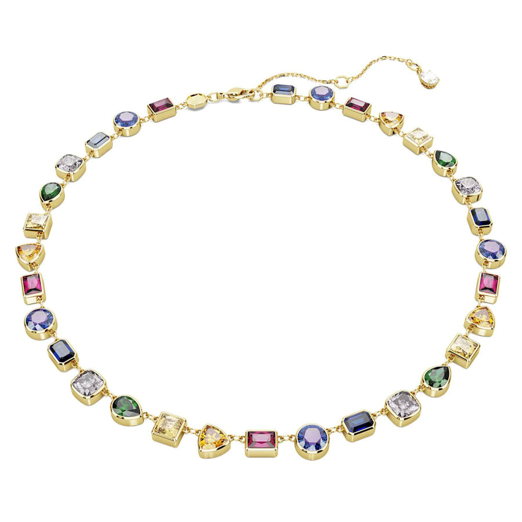 CDE Stilla Mixed Cuts Necklace Gold CDE6211