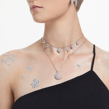 Dây chuyền LAMY Luna Moon White Crystal Necklace Silver CDE6214SV