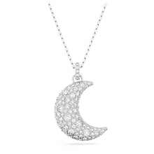 Dây chuyền LAMY Luna Moon White Crystal Necklace Silver CDE6214SV