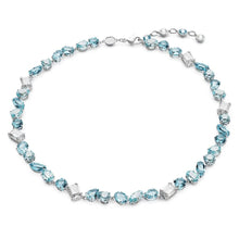 Dây chuyền LAMY Mixed Cuts Blue Necklace Silver CDE6218