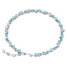 Dây chuyền LAMY Mixed Cuts Blue Necklace Silver CDE6218