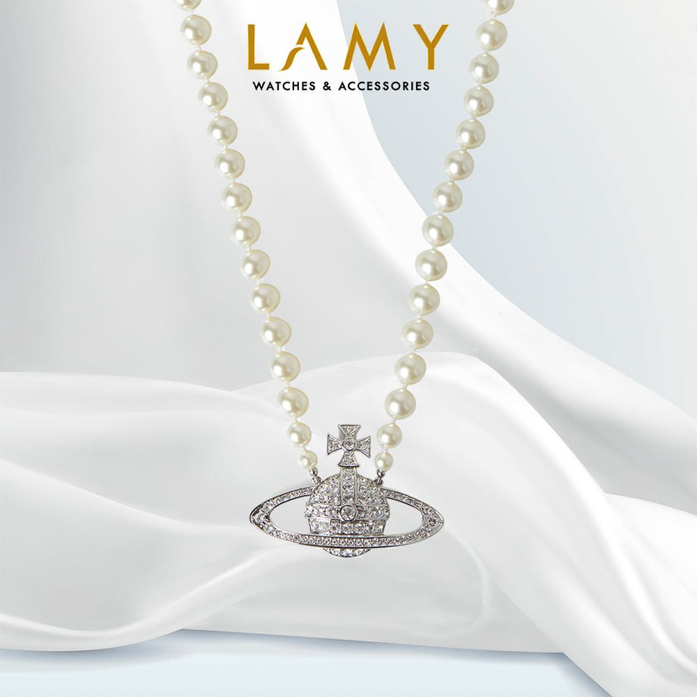 Bas Relief Pearl Max Necklace - 6184