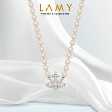 Dây chuyền LAMY Olympia Beaded Pearl Orb Necklace Silver CDE6209