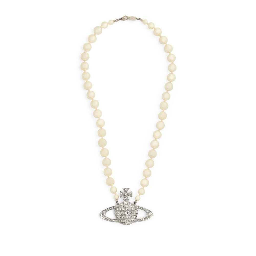 Bas Relief Pearl Max Necklace - 6184