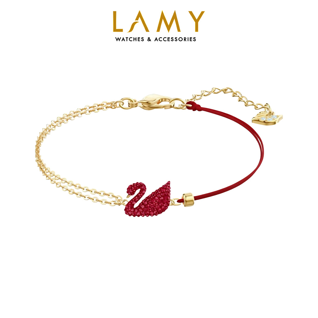 CDE Iconic Swan Bracelet Red CDE2133