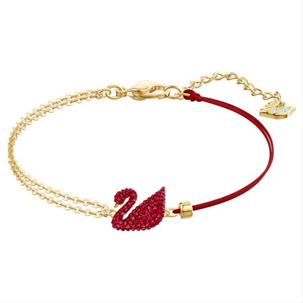 CDE Iconic Swan Bracelet Red CDE2133