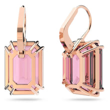 Khuyên tai LAMY Millenia Octagon Cut Pink Drop Women's Earrings CDE3126