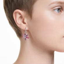 Khuyên tai LAMY Gema Mixed Cuts Rose Drop Silver Earrings CDE3125