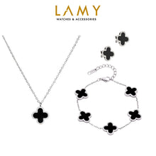 Bộ quà tặng trang sức LAMY Dual Lucky Leaves Silver-Black