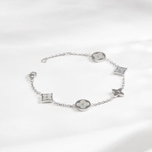 Bộ trang sức LAMY Jewelry Gift Set Necklace Bracelet Earrings Lucky Leaves Silver