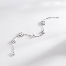 Bộ trang sức LAMY Jewelry Gift Set Necklace Bracelet Earrings Lucky Leaves Silver