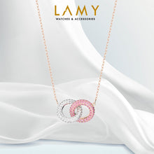 Dây chuyền LAMY Intertwined Circles Stone Pink Necklace CDE6111PI Women's Necklace