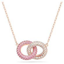 Dây chuyền LAMY Intertwined Circles Stone Pink Necklace CDE6111PI Women's Necklace