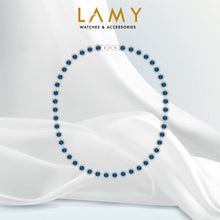 Dây chuyền LAMY Blue Angelic Round Cut Silver Necklace CDE6113BE Women's Necklace